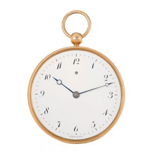 French gold watch with ruby cylinder escapement Circa 1809