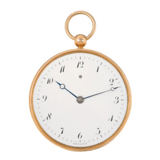 French gold watch with ruby cylinder escapement Circa 1809