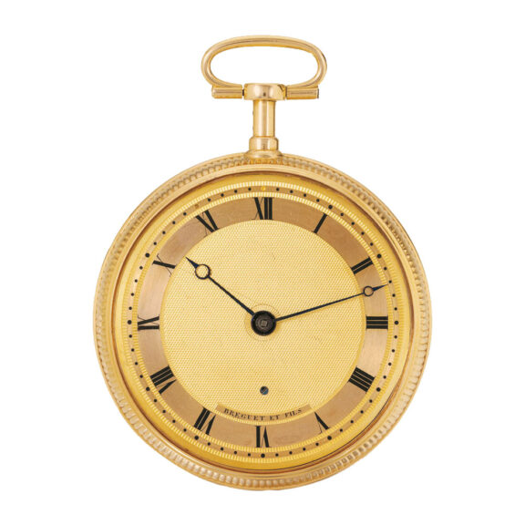 Important French gold watch with sonnerie striking Circa 1806