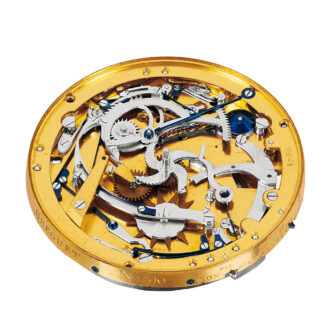 Important French gold watch with sonnerie striking Circa 1806