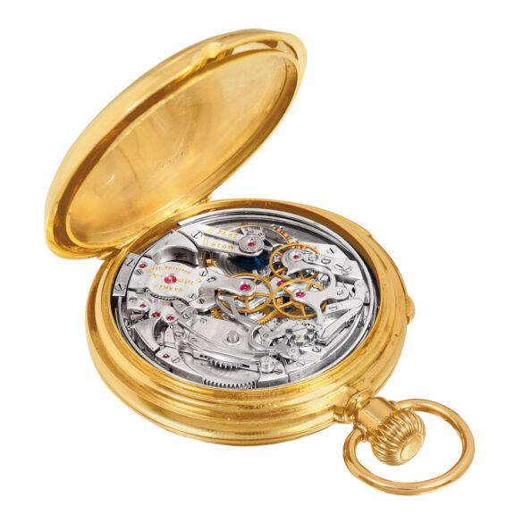 Swiss 18k gold minute repeating pocket watch Circa 1883 Swiss 18k gold minute repeating pocket watch Circa 1883