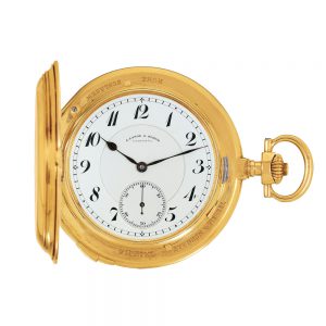 German grande/petite sonnerie striking clockwatch Circa 1905