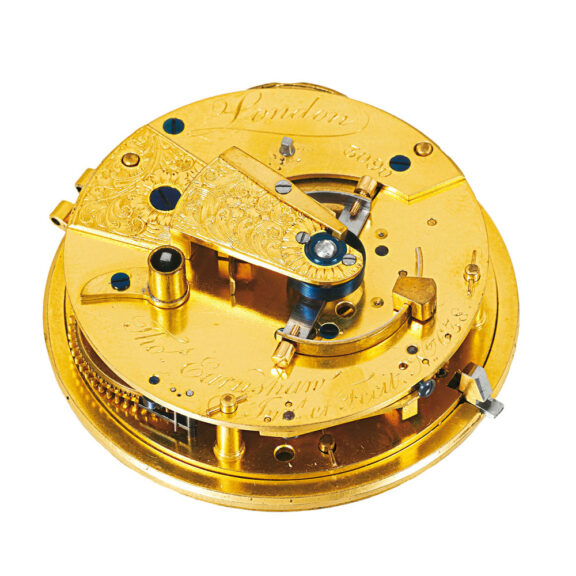 English chronometer with spring detent escapement Circa 1802 English chronometer with spring detent escapement Circa 1802