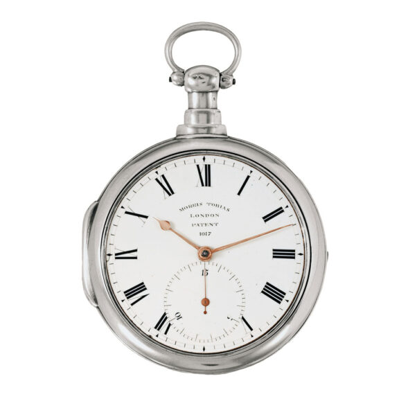 English silver watch with rack lever escapement Circa 1813