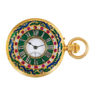 English half hunting watch for the Indian market Circa 1869