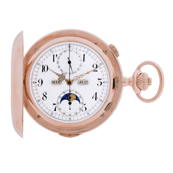 Swiss gold astronomical quarter repeating watch Circa 1900