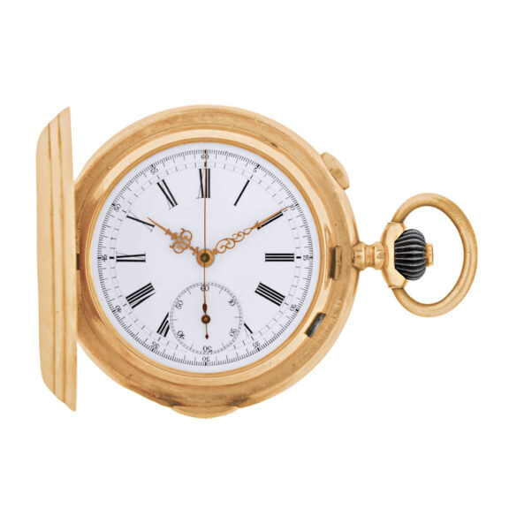 Swiss gold repeater made for the Russian market Circa 1900