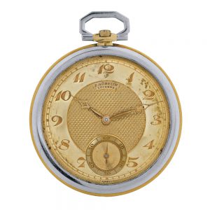Swiss 18k yellow and white gold dress watch Circa 1930