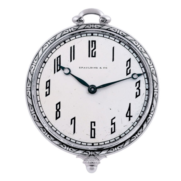 Swiss platinum, enamel and pearl dress watch Circa 1930 Swiss platinum, enamel and pearl dress watch Circa 1930