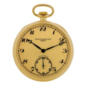 Fine Swiss 18K yellow gold keyless dress watch Circa 1920