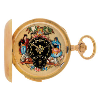 Swiss gold repeater made for the Russian market Circa 1890