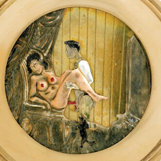 Swiss erotic automaton made for the American market Circa 1900