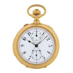Swiss 18k yellow gold minute repeating watch Circa 1880