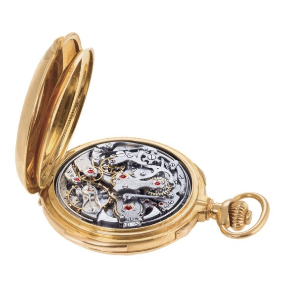 Swiss 18k yellow gold minute repeating watch Circa 1880 Swiss 18k yellow gold minute repeating watch Circa 1880