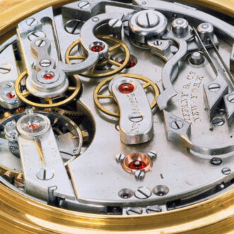 Swiss yellow gold five minute repeating watch Circa 1887