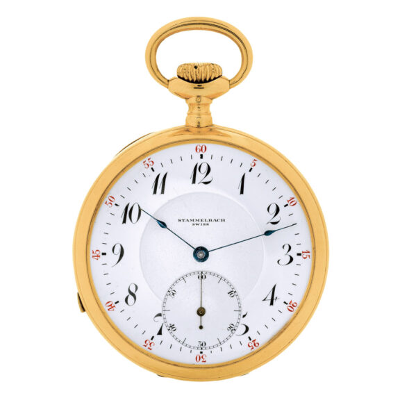 Swiss 18k yellow gold minute repeating dress watch Circa 1910