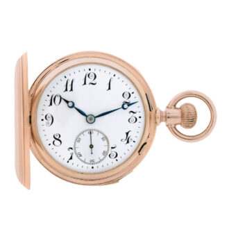 Swiss gold carillon minute repeating clockwatch Circa 1883