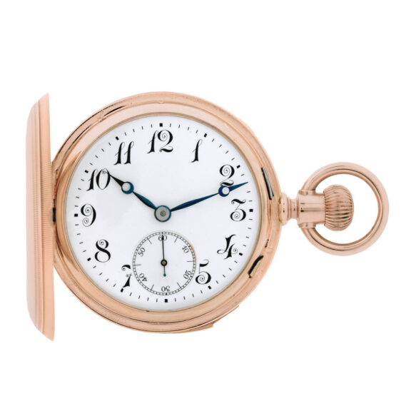 Swiss gold carillon minute repeating clockwatch Circa 1883 Swiss gold carillon minute repeating clockwatch Circa 1883