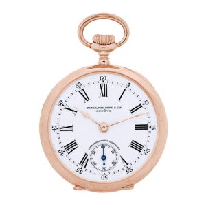 Swiss 18k rose gold Chronometro Gondolo watch Circa 1910