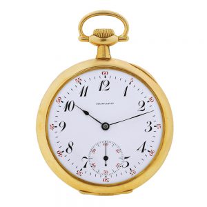 Elegant American 14k gold keyless dress watch Circa 1910