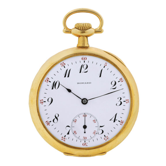 Elegant American 14k gold keyless dress watch Circa 1910