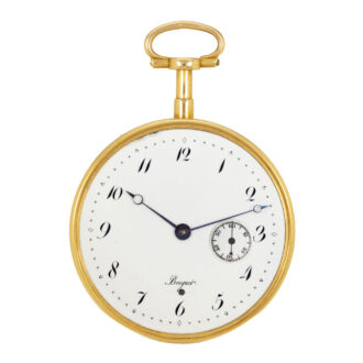 French 18k gold minute-repeating pocket watch Circa 1802