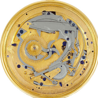 French 18k gold minute-repeating pocket watch Circa 1802