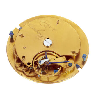 French 18k gold and silver single-handed watch Circa 1799