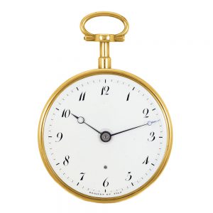 French 18k gold quarter repeating à toc watch Circa 1805