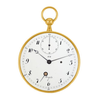 Highly important French gold chronometer watch Circa 1805