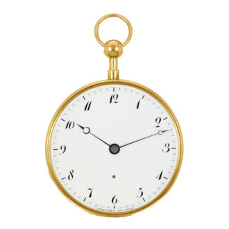 French 20k gold quarter repeating à toc watch Circa 1809