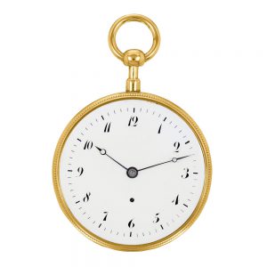 French 18k gold quarter repeating pocket watch Circa 1814
