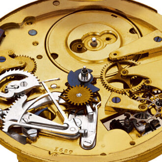 French 18k gold quarter repeating pocket watch Circa 1822