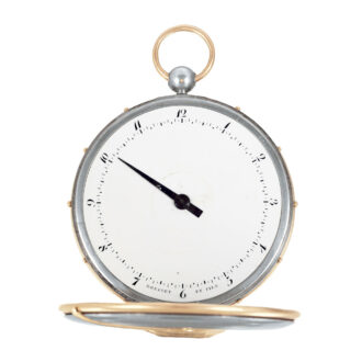 Rare French gold and silver à tact pocket watch Circa 1806