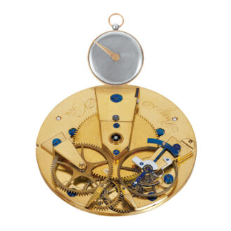 Rare French gold and silver à tact pocket watch Circa 1806