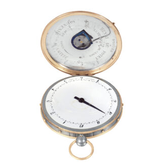Rare French gold and silver à tact pocket watch Circa 1806