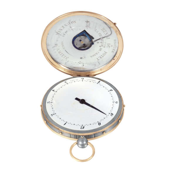 Rare French gold and silver à tact pocket watch Circa 1806 Rare French gold and silver à tact pocket watch Circa 1806