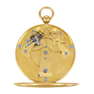 French gold single handed open faced watch Circa 1801