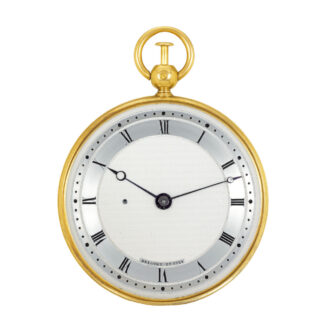 French gold quarter repeater with jumping hours Circa 1829