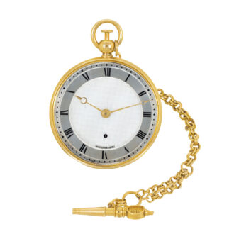French 18k gold quarter repeater with jump hours Circa 1817