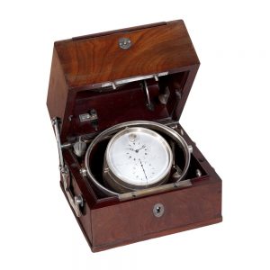 French silvered chronometer marine deck watch Circa 1828