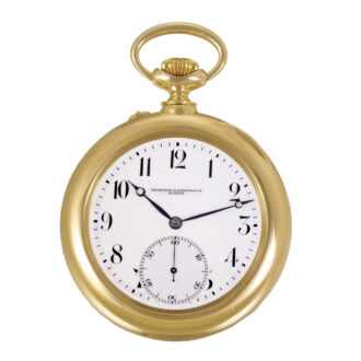 Important Swiss gold one-minute tourbillon watch Circa 1934