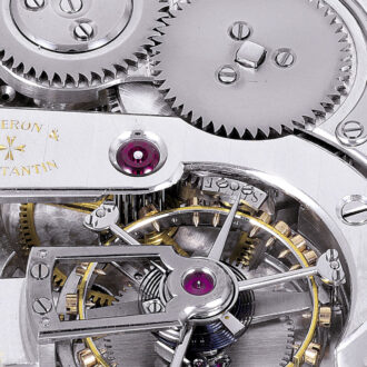 Important Swiss gold one-minute tourbillon watch Circa 1934