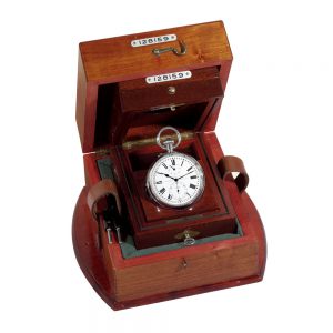 Swiss stainless steel chronometer deck watch Circa 1961