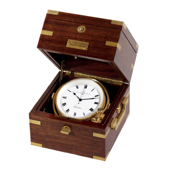Swiss brass lever deck watch with centre seconds Circa 1970