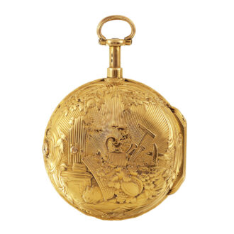 French gold repeating à toc watch with à tact option Circa 1762