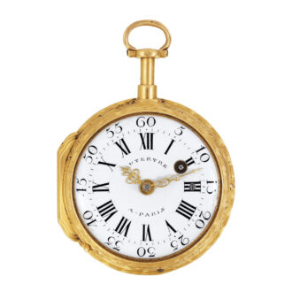 French gold repeating à toc watch with à tact option Circa 1762