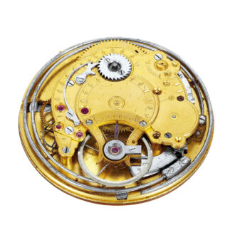 French silver repeater, unusual lever escapement Circa 1830 French silver repeater, unusual lever escapement Circa 1830