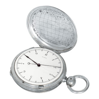 French silver decimal pocket tachometer watch Circa 1860