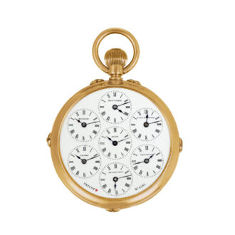 Swiss astronomic watch with world time indicator Circa 1890 Swiss astronomic watch with world time indicator Circa 1890